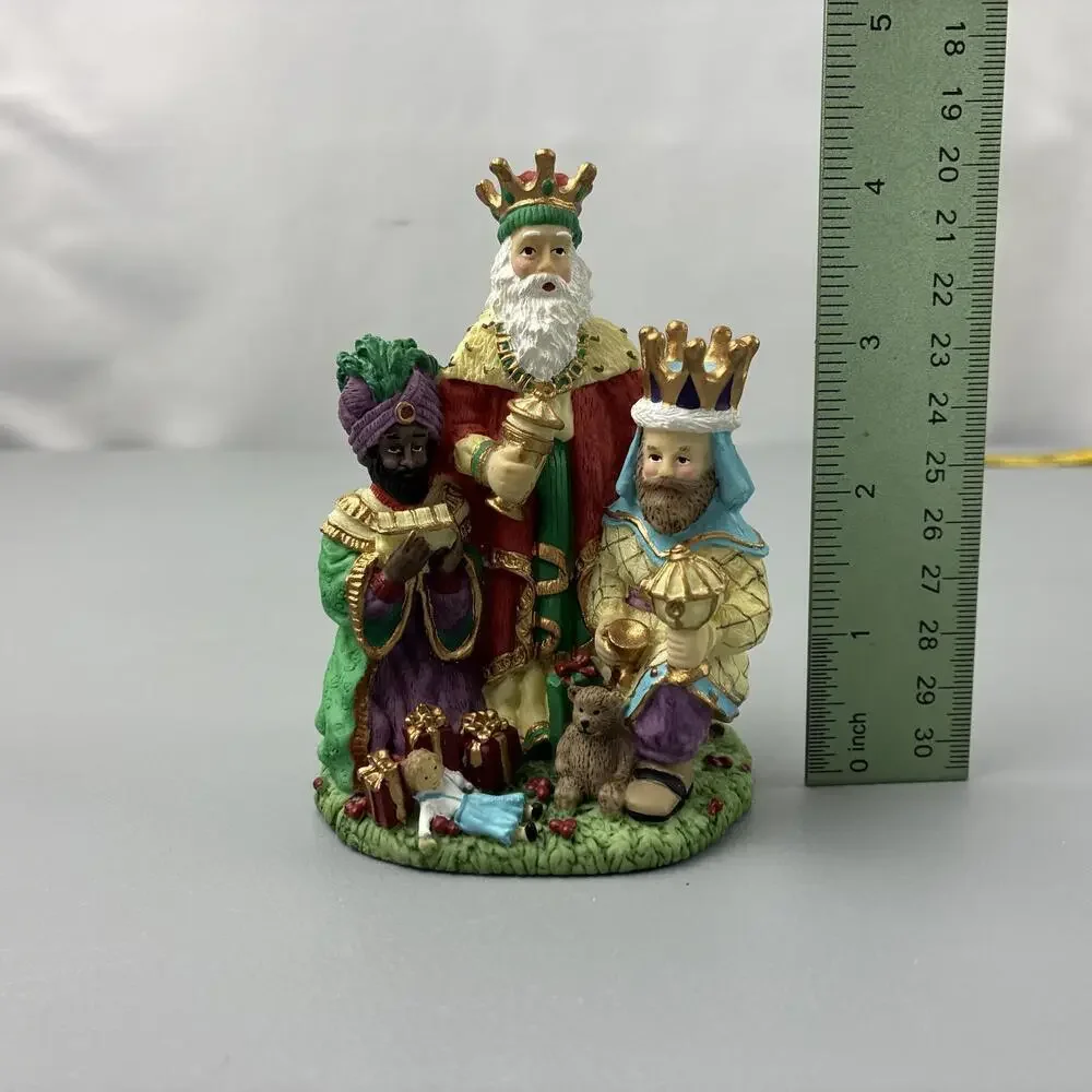 Vtg Three Magi - Spain Nativity Christmas Collectible Figurine - 1995